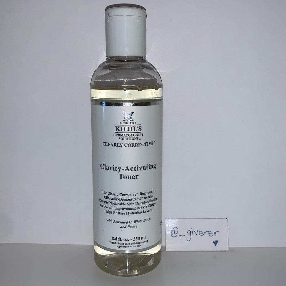 New Sealed Kiehl’s Clearly Corrective Clarity Activated Toner